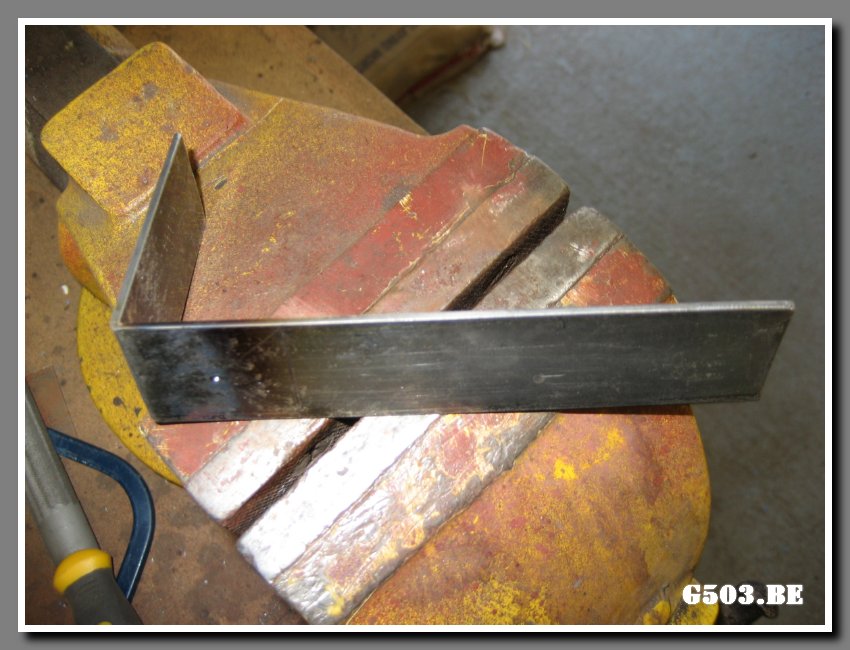 Making Exhaust Hanger Bracket 2